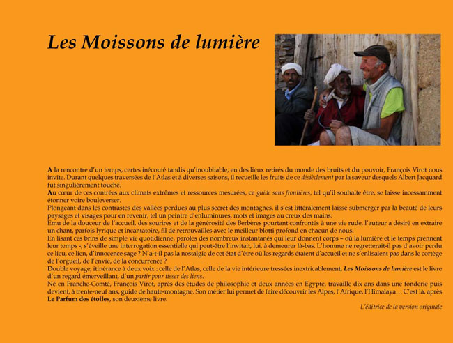 Les moissons de lumière